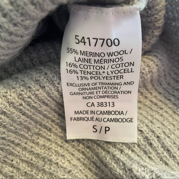 Kersh  merino wool grey cozy long sleeved sweater - Picture 9 of 11